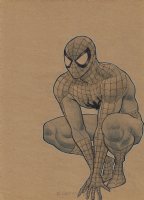 Spider-man Greyscale Illustration Page Illustration Comic Art