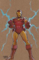 Iron Man Painted Illustration Page Color Illustration Comic Art