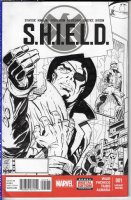 Nick Fury of S.H.I.E.L.D. Sketch Cover Page S.H.I.E.L.D. Comic Art