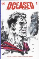 DCeased - Zombified Superman Sketch Cover Page Sketch Cover Comic Art